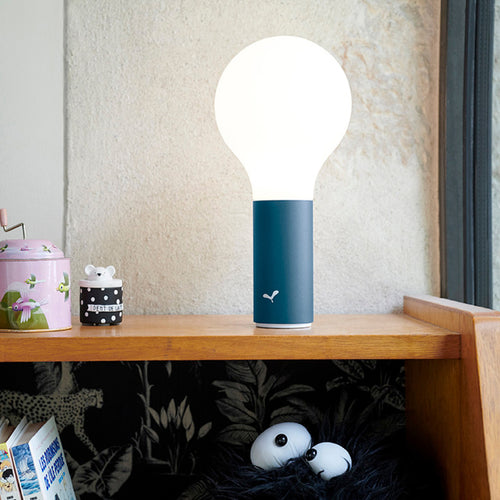 Aplo Lamp by Fermob, showing aplo lamp in live shot.
