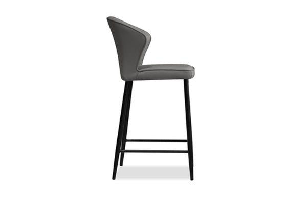 Ariel Counter Stool by Mobital, showing side view of ariel counter stool.