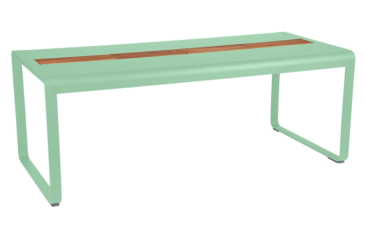 Bellevie Table with Storage by Fermob - Opaline Green.