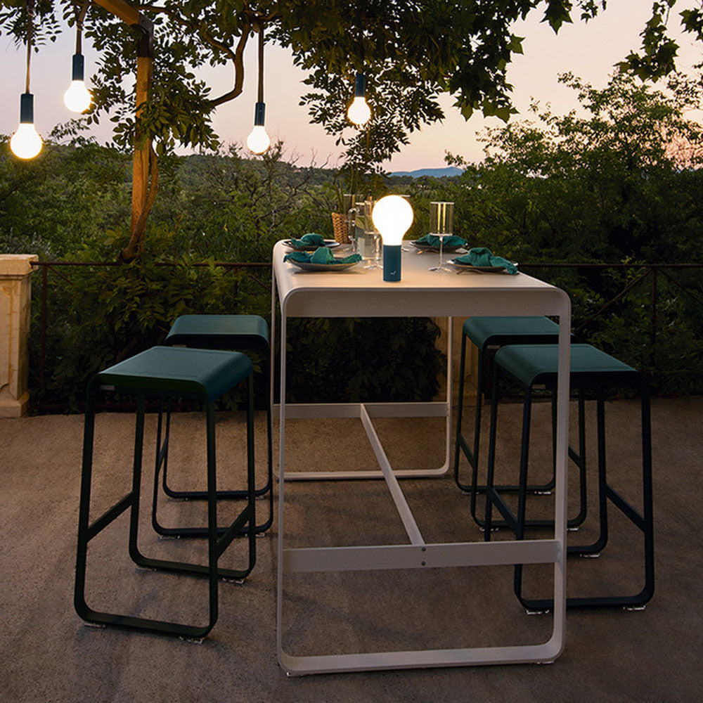 Bellevie High Table by Fermob, showing bellevie high table in live shot.