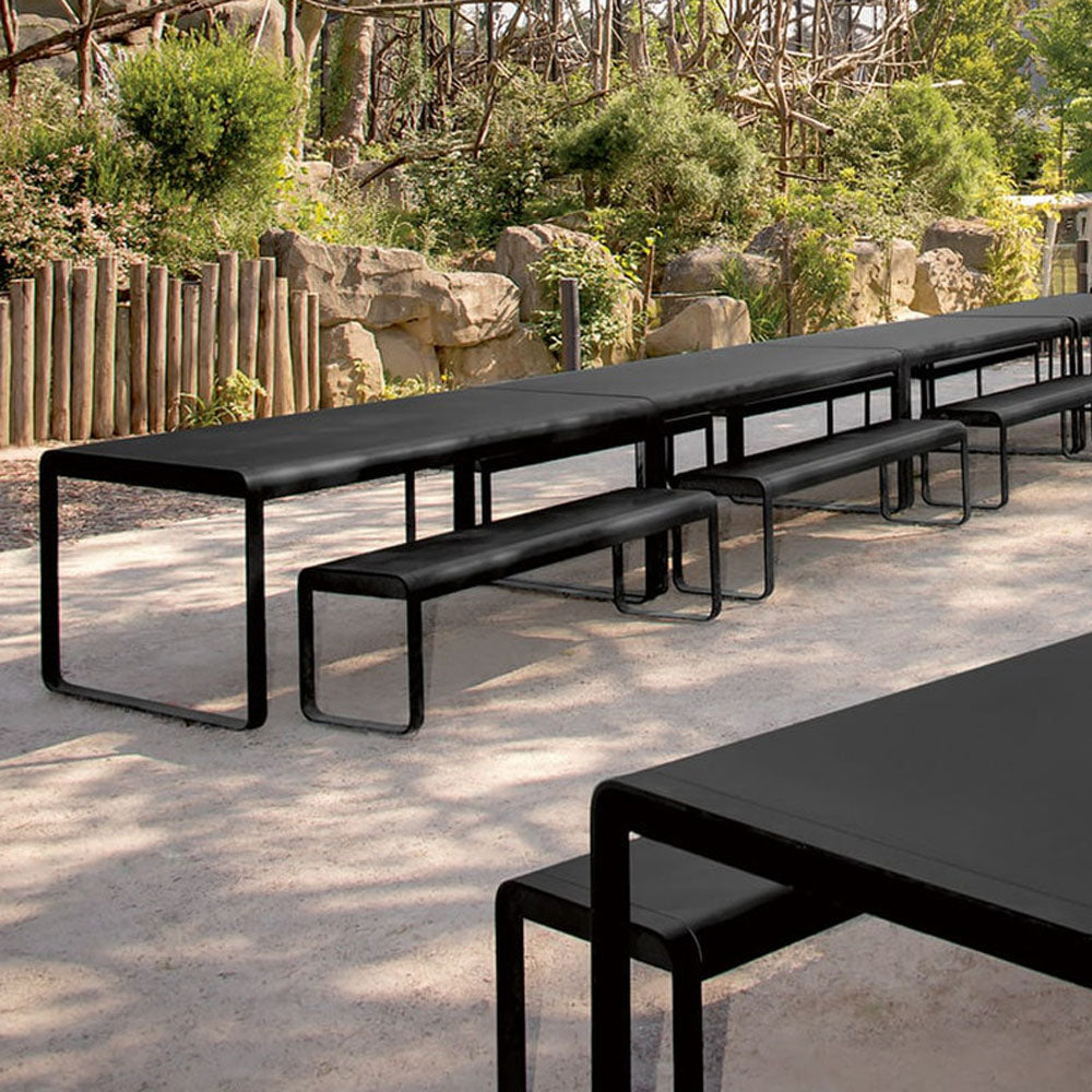 Bellevie Premium Bench by Fermob, showing bellevie premium bench in live shot.