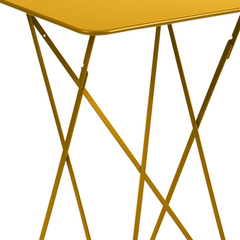 Bistro High Table by Fermob, showing closeup view of bistro high table.