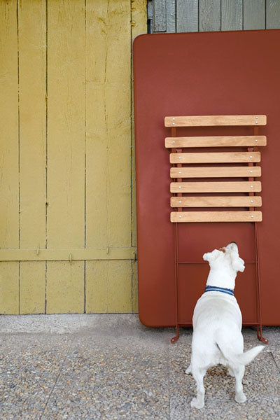Bistro Natural Chair by Fermob, showing bistro natural chair in live shot.