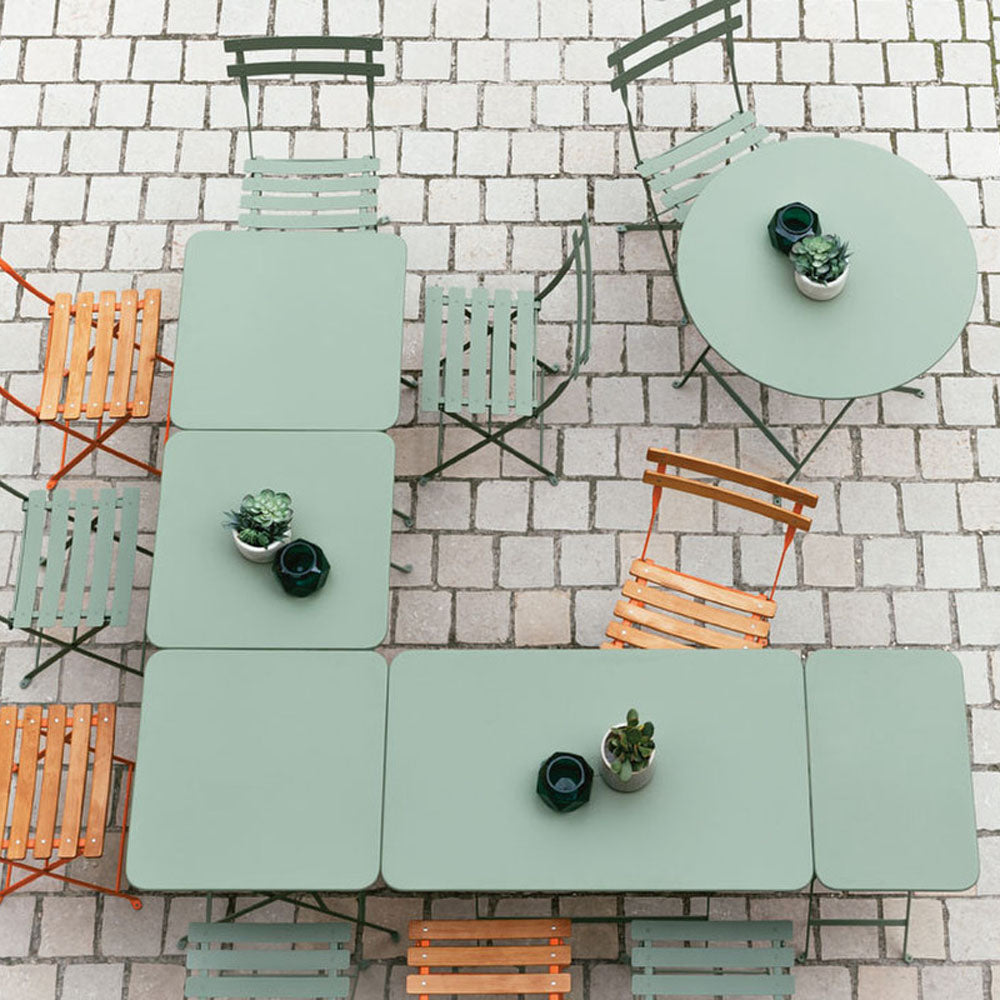 Bistro+ Table by Fermob, showing bistro+ table in live shot.