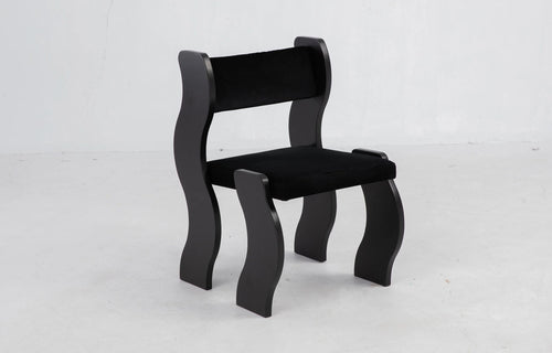 Wave Chair by Sun at Six - Black Wood.