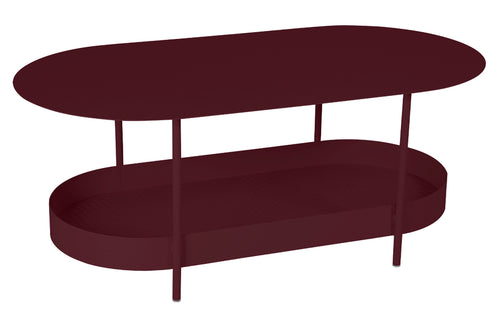Salsa Low Table by Fermob - Black Cherry 