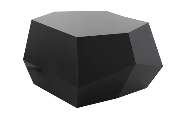 Gio Coffee Table by Nuevo - Black Lacquered.