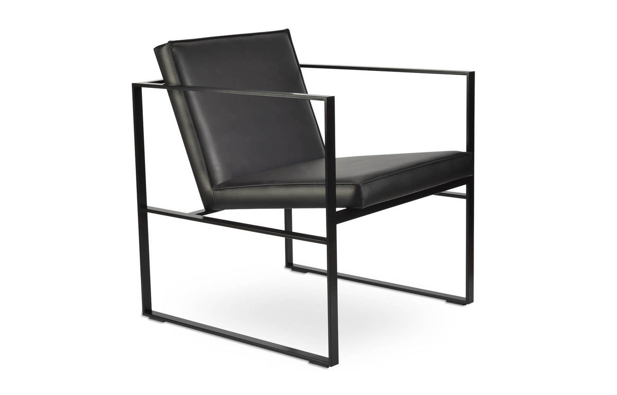 Cube Lounge Armchair by SohoConcept - Black PPM-FR.