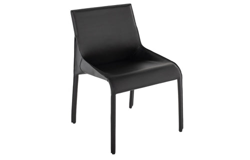 Delphine Dining Chair by Nuevo - Black.