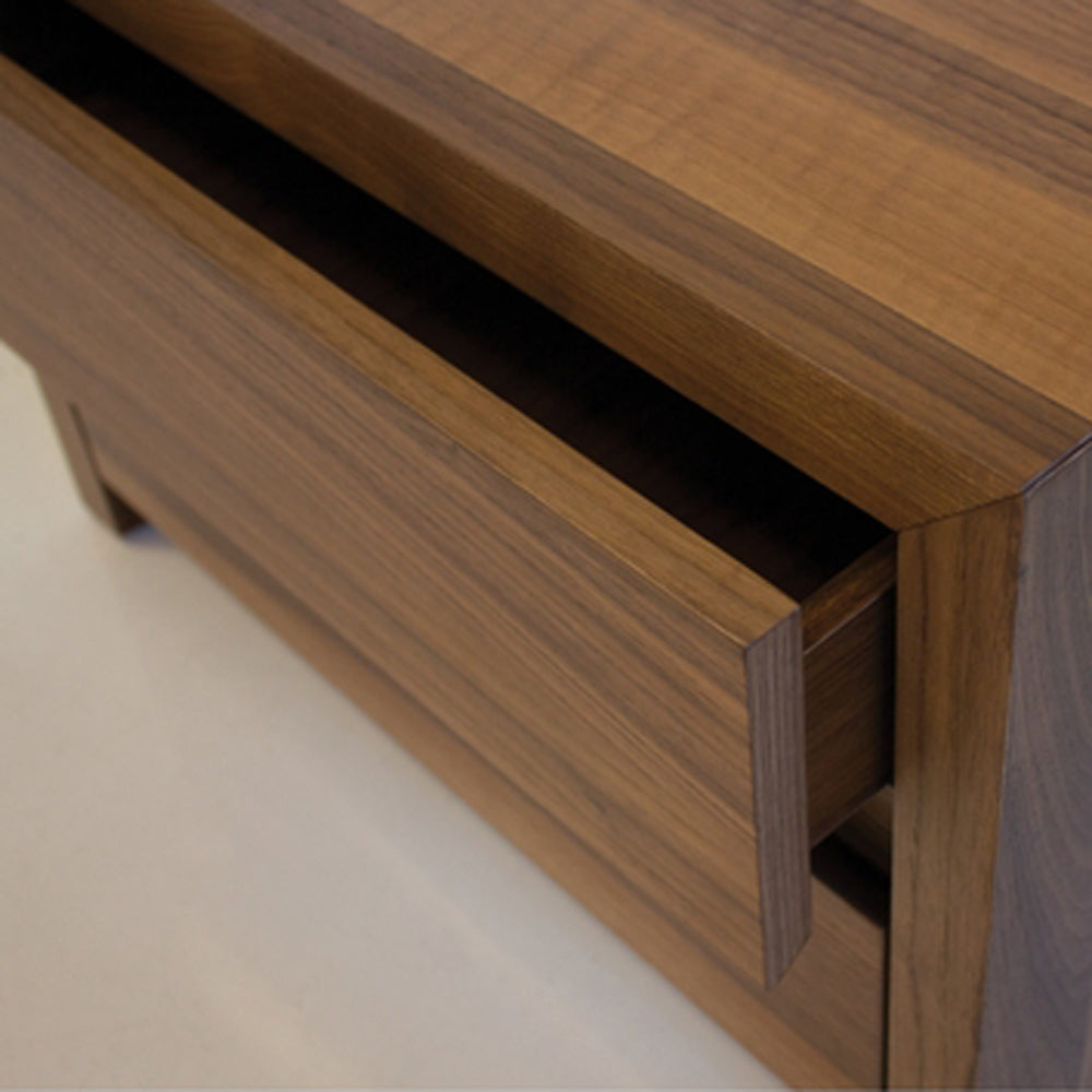 Blanche Night Table by Mobital, showing closeup view of blanche night table in live shot.