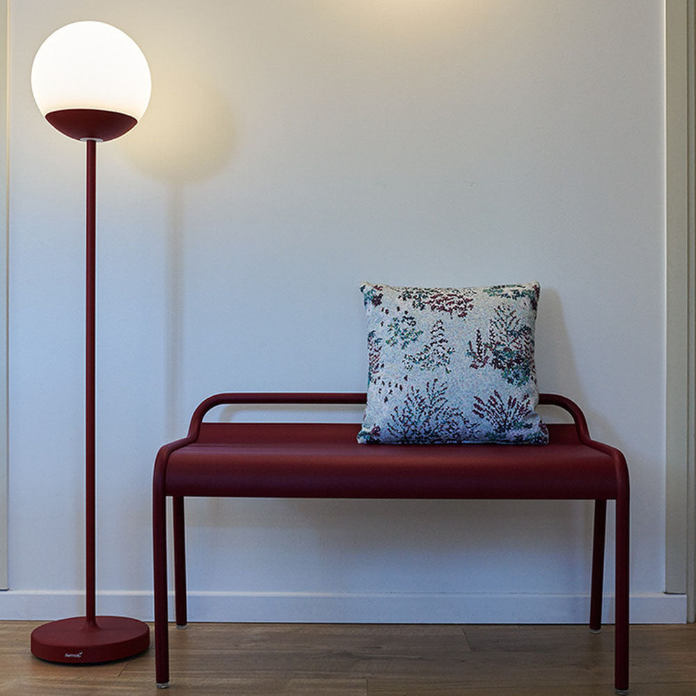 Bouquet Sauvage Pixels Outdoor Cushion by Fermob, showing bouquet sauvage pixels outdoor cushion in live shot.