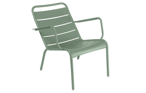 Luxembourg Steel Low Armchair by Fermob - Cactus.