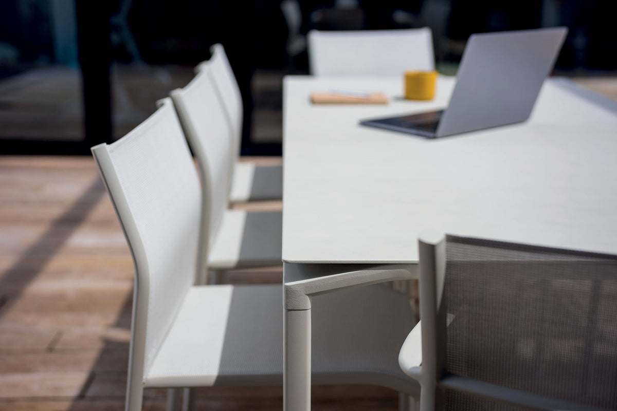 Cadiz Side Chair by Fermob, showing cadiz side chair in live shot.