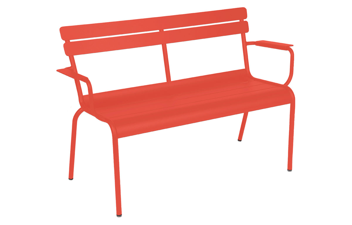 Luxembourg 2 Seat Garden Bench by Fermob - Capucine.