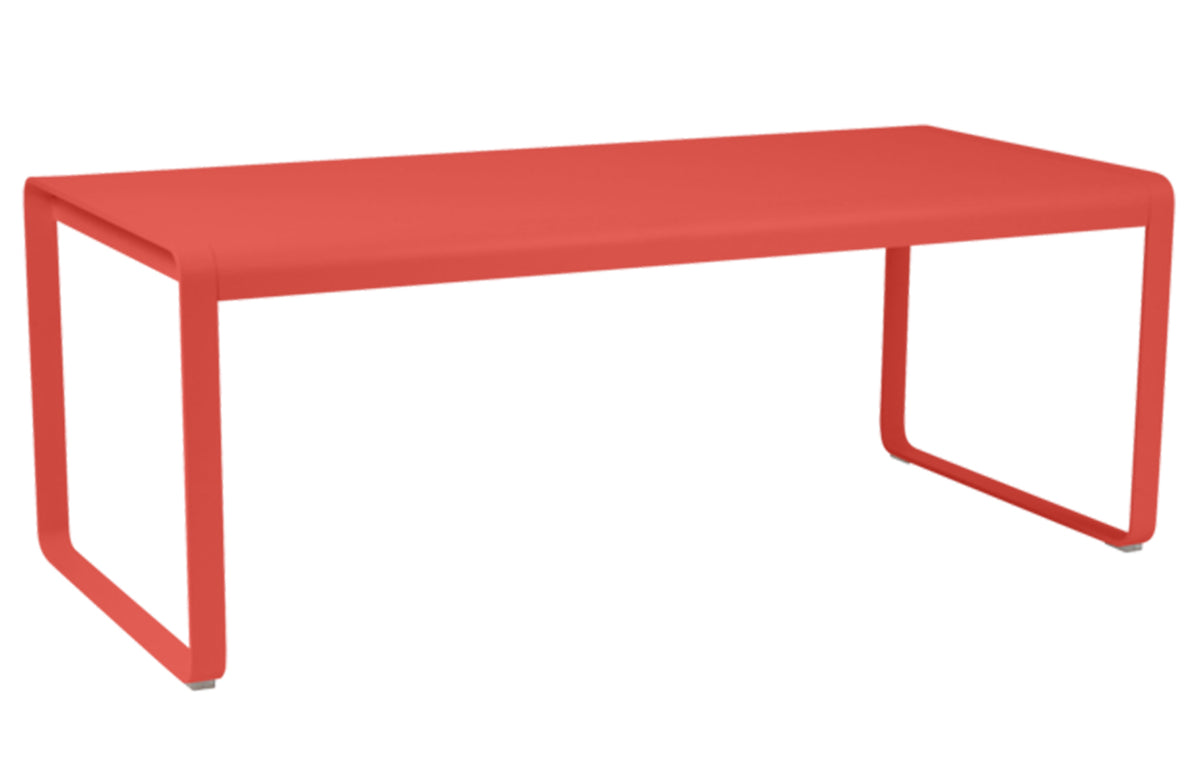 Bellevie Table by Fermob - 77", Capucine (matte textured).