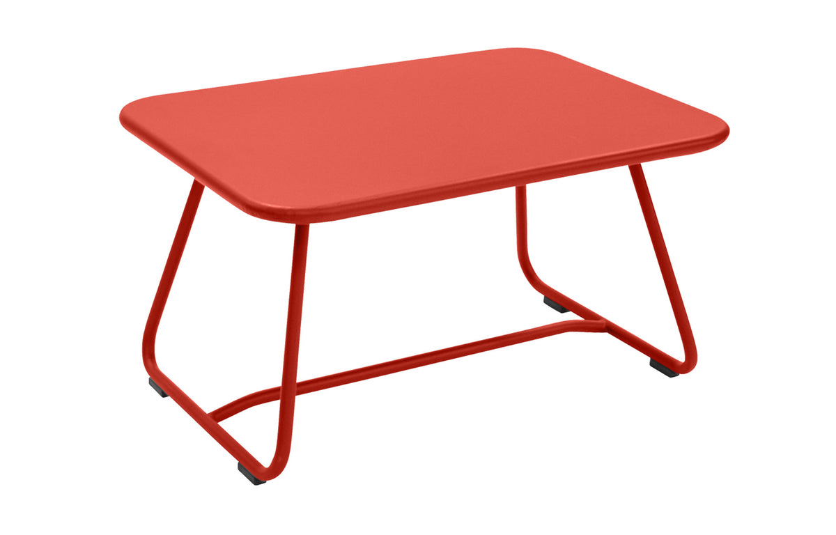 Sixties 30" x 22" Low Table by Fermob - Capucine (matte textured).