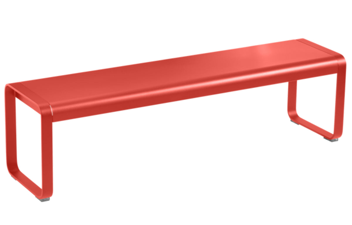Bellevie Bench by Fermob - Capucine (matte textured).