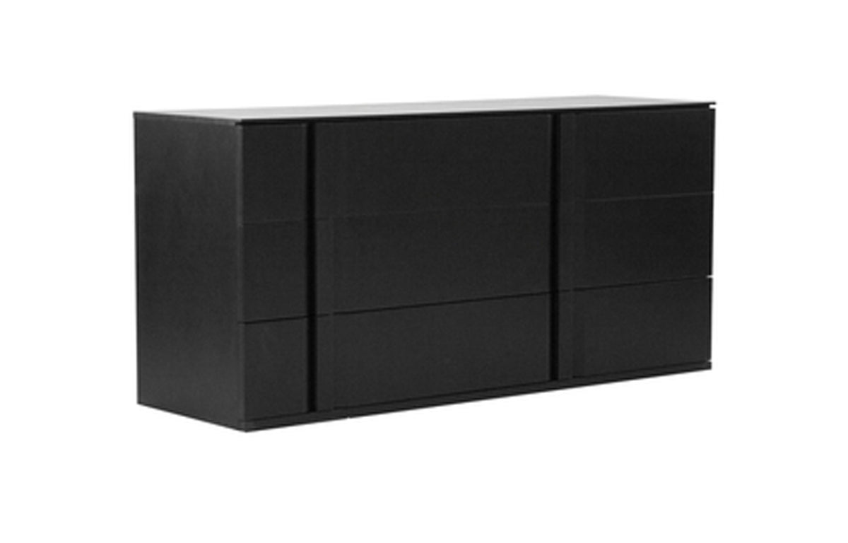 Carbon Double Dresser by Mobital - Black Textured.