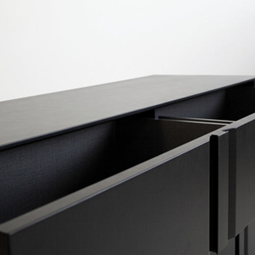 Carbon Double Dresser by Mobital, showing closeup view of carbon double dresser.