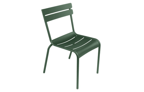 Luxembourg Steel Side Chair by Fermob - Cedar Green.