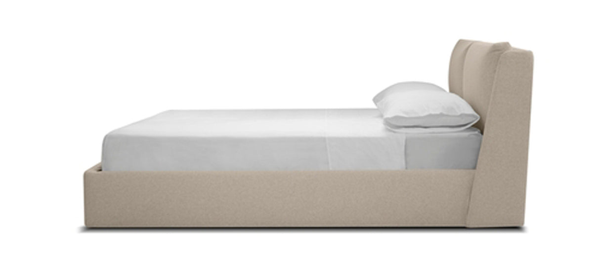 Continental Storage Bed by Mobital, showing side view of continental storage bed.