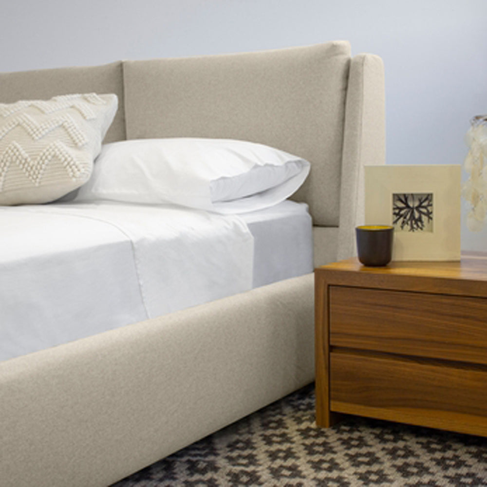 Continental Storage Bed by Mobital, showing closeup view of continental storage bed.