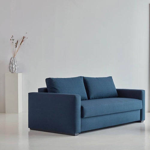 Cosial Queen Size Sofa Bed by Innovation, showing cosial queen size sofa bed in live shot.