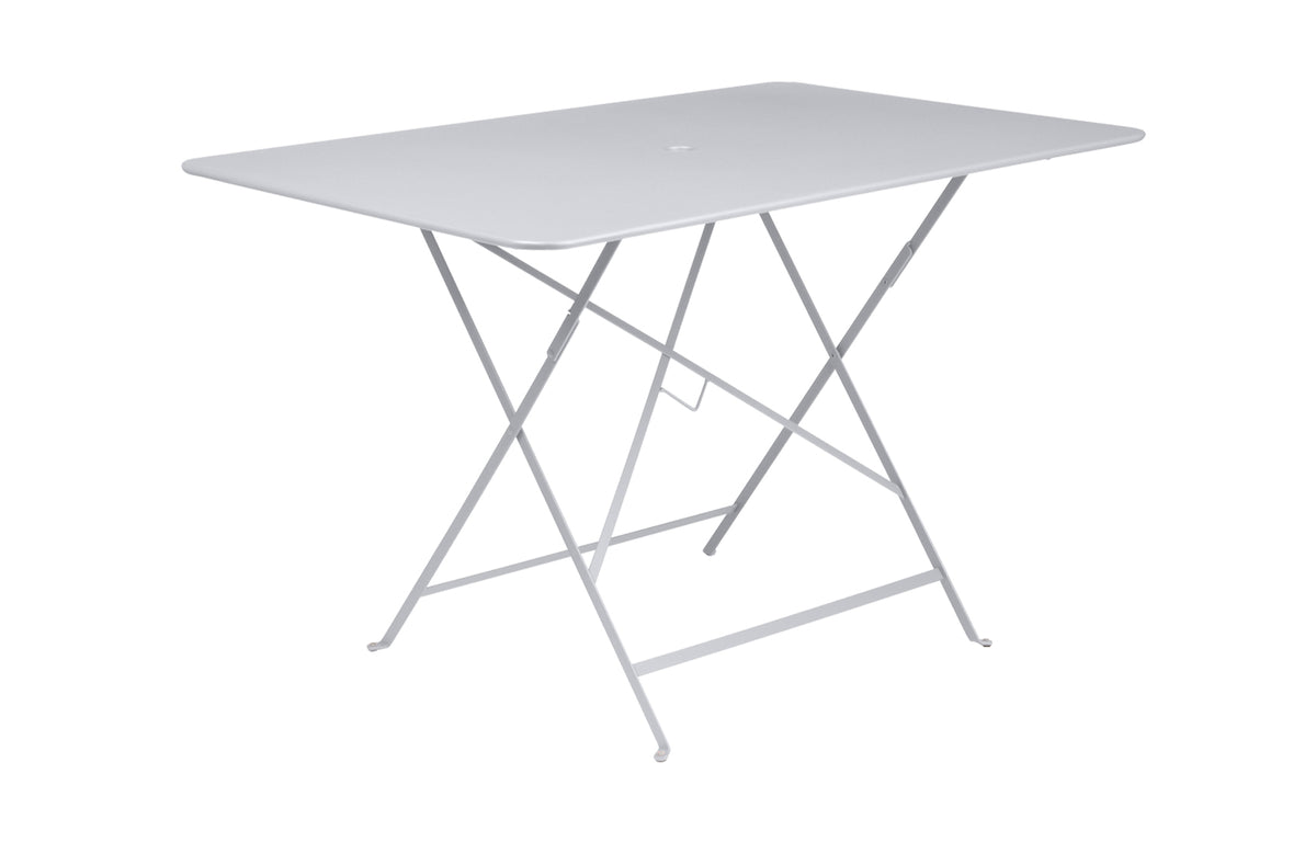 Bistro Table by Fermob - 46" Rectangular, Cotton White (matte textured).