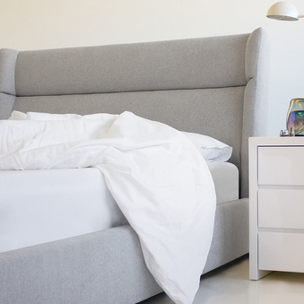 Cove Storage Bed by Mobital, showing closeup view of cove storage bed.