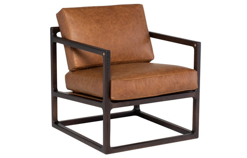 Lian Occasional Chair by Nuevo - Desert Leather.