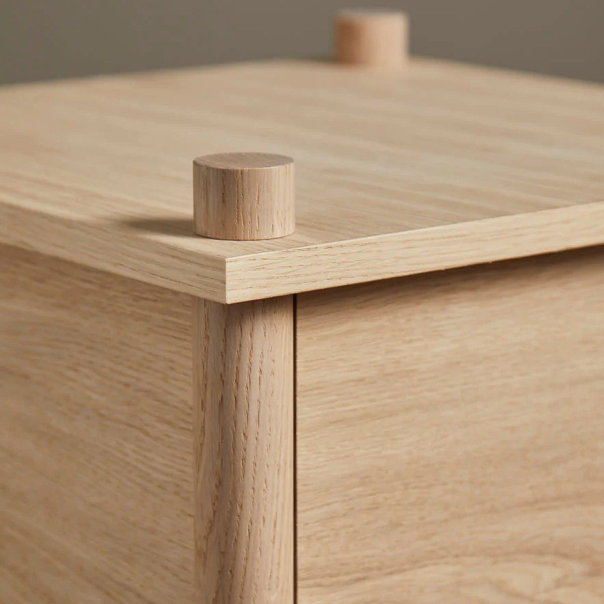 Elevate Side/Back Panels by Woud, showing closeup view of elevate side/back panels.