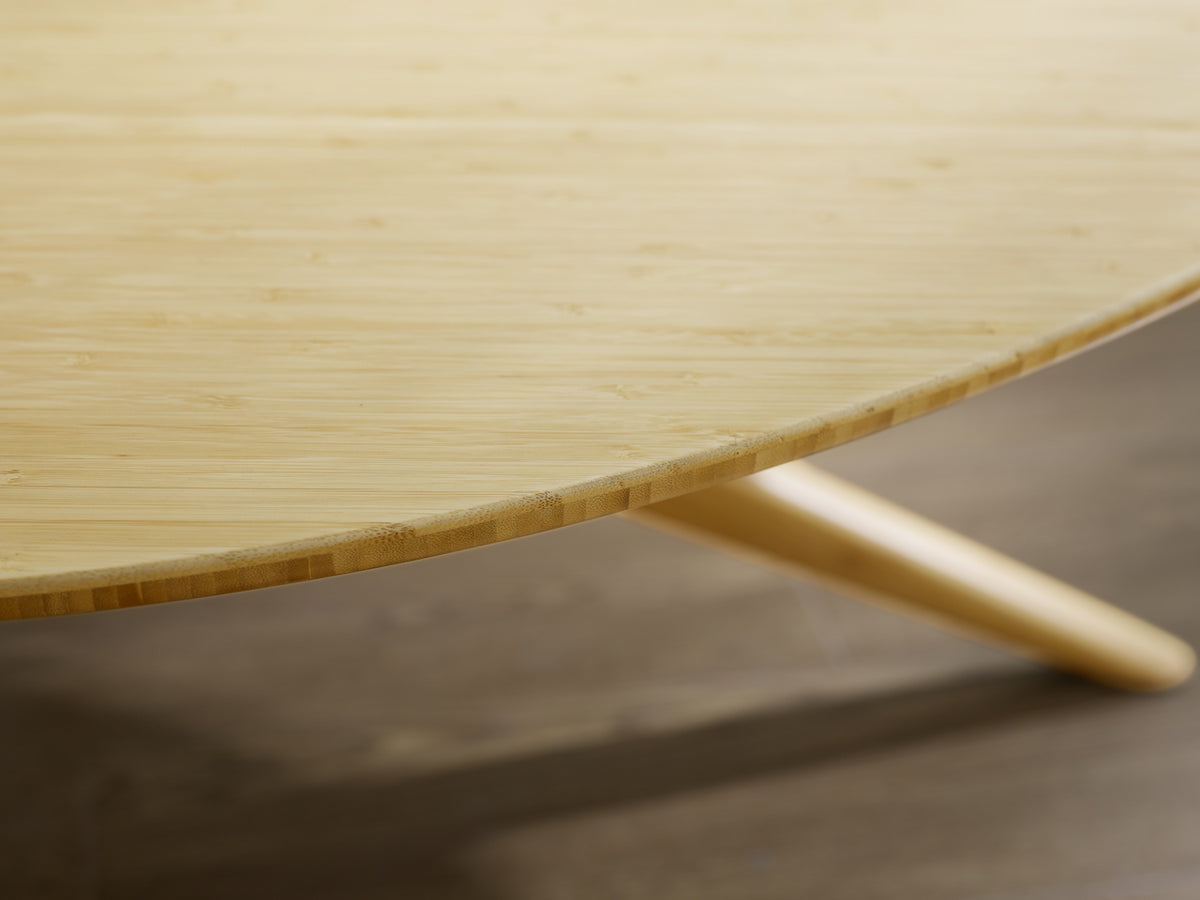 Rosemary Coffee Table by Greenington, showing closeup view of rosemary coffee table in live shot.