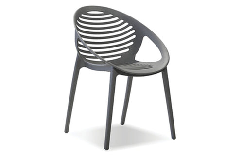 Gravely Stackable Armchair by Mobital - Grey.