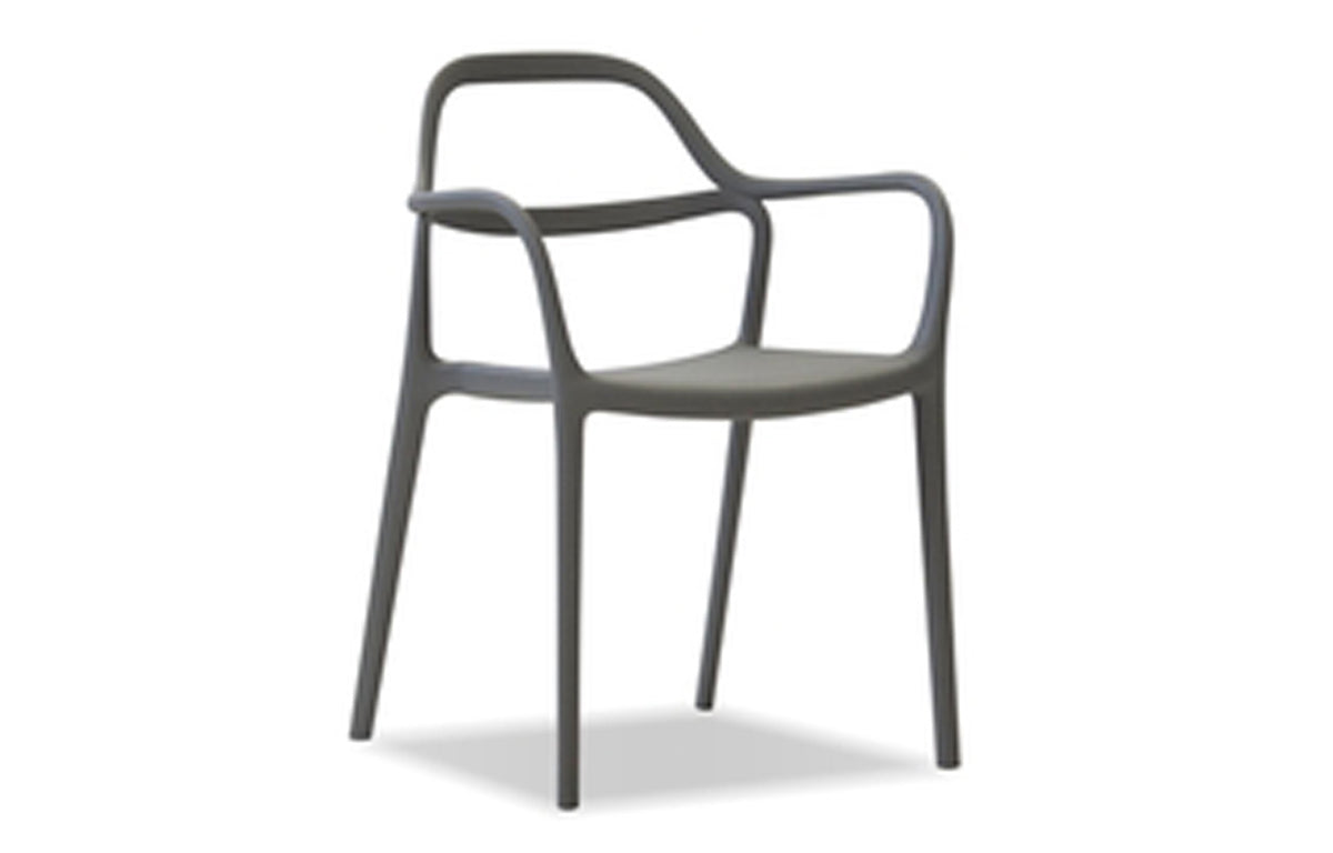 Chewie Stackable Armchair by Mobital - Grey.