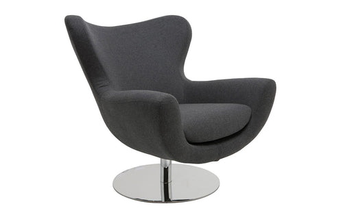 Conner Occasional Chair by Nuevo, showing right angle view of conner occasional chair.