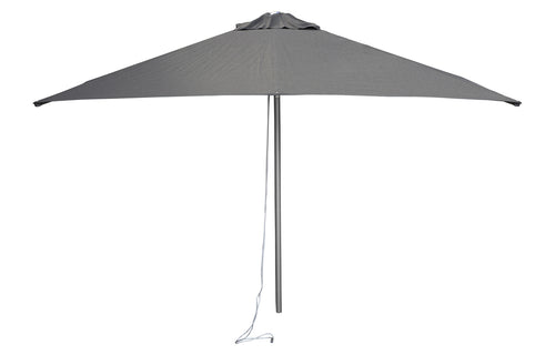 Harbour Parasol with Pulley System by Cane-Line - Anthracite Olefin Fabric.