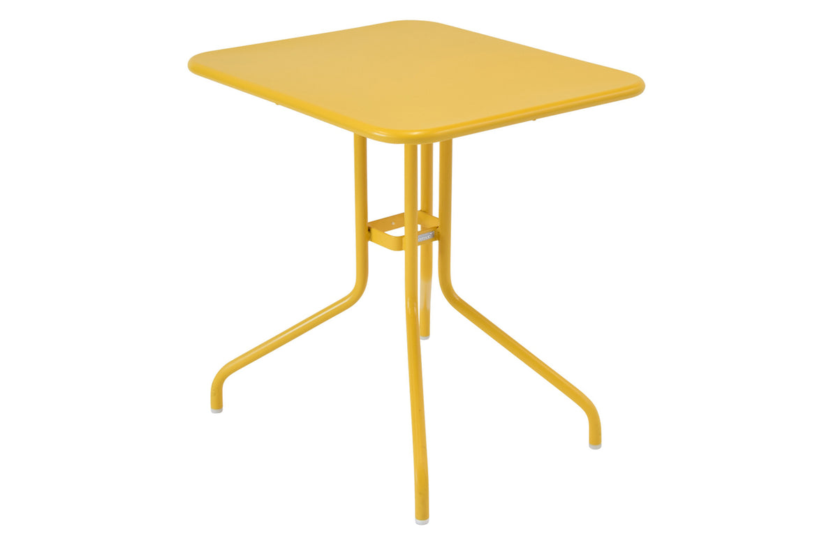 Petale Folding Table by Fermob - 28" x 24", Honey Textured.