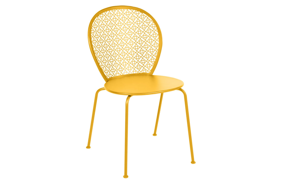 Lorette Side Chair by Fermob - Honey Textured.