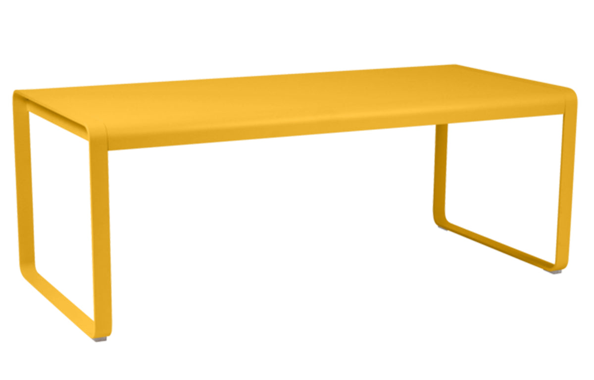 Bellevie Table by Fermob - 77", Honey (smooth metal).