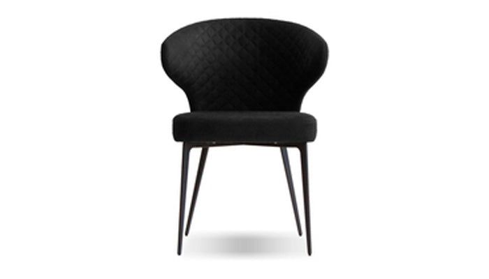 Hug Dining Chair by Mobital, showing front view of hug dining chair.