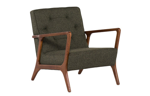 Eloise Occasional Chair by Nuevo - Hunter Green Tweed.