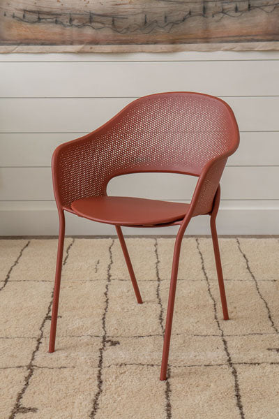 Kate Chair by Fermob, showing kate chair in live shot.