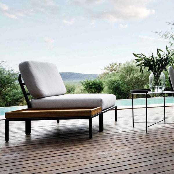Level Lounge Chair by Houe, showing level lounge chair in live shot.