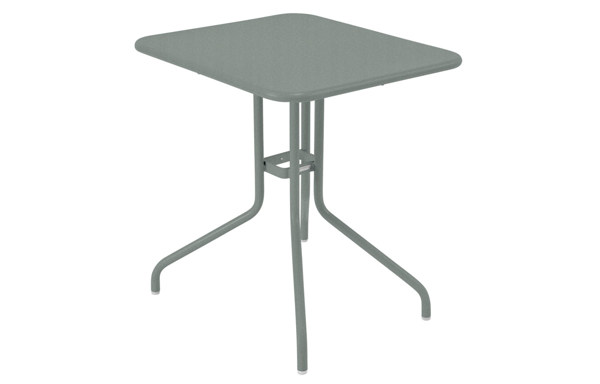 Petale Folding Table by Fermob - 28" x 24", Lapilli Grey.