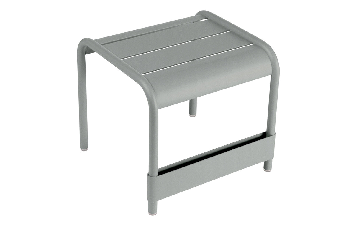 Luxembourg Small Low Table / Footrest by Fermob - Lapilli Grey.