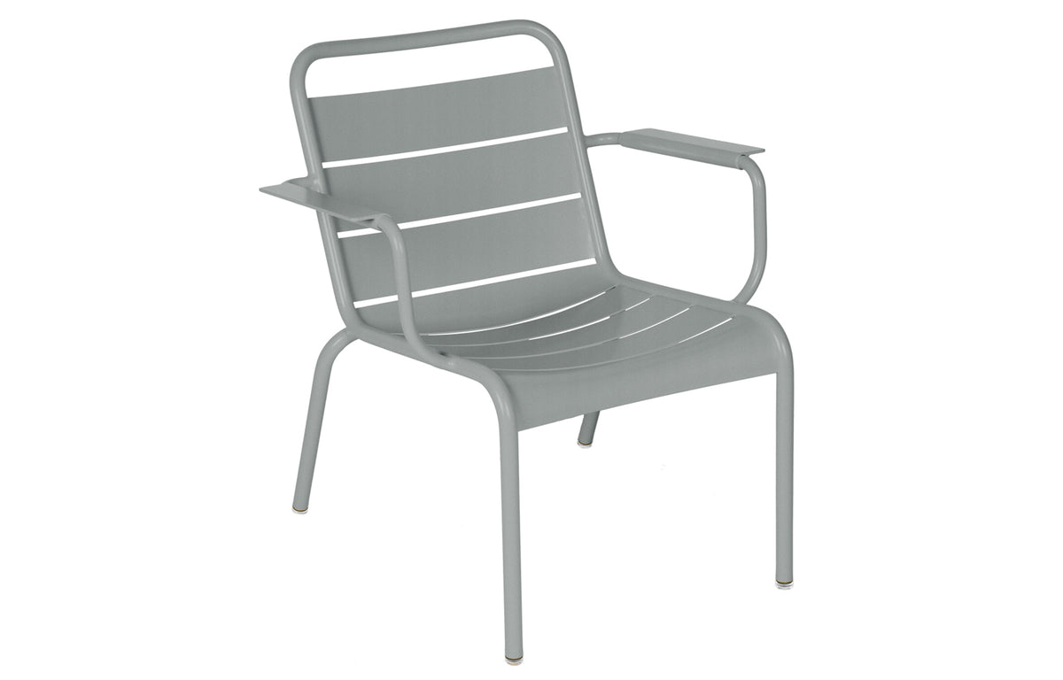Luxembourg Lounge Armchair by Fermob - Lapilli Grey.