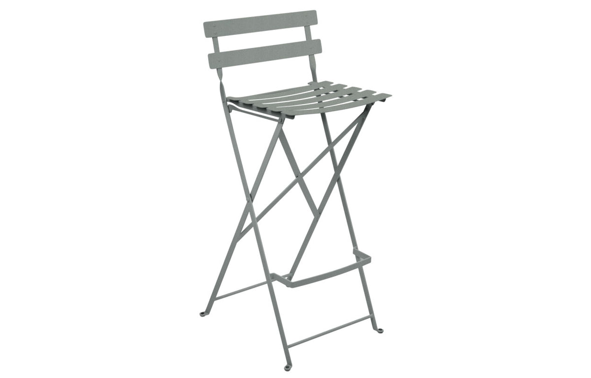 Bistro Bar Stool by Fermob - Lapilli Grey.