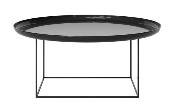 Duke Coffee Table by Norr11 - Large, Lacquered Obsidian.