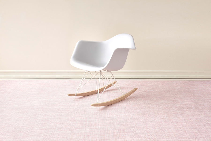 Mini Basketweave Woven Floor Runner rug by Chilewich, showing mini basketweave woven floor runner rug in live shot.