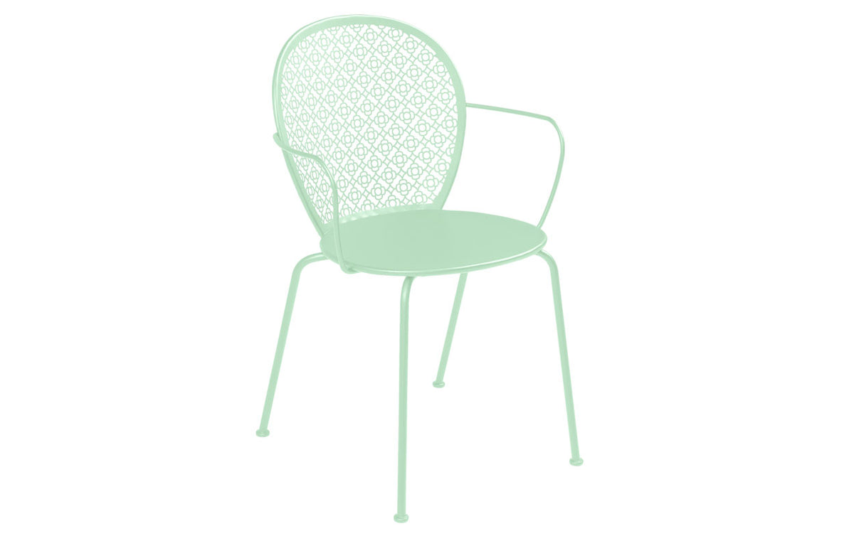Lorette Armchair by Fermob - Opaline Green.